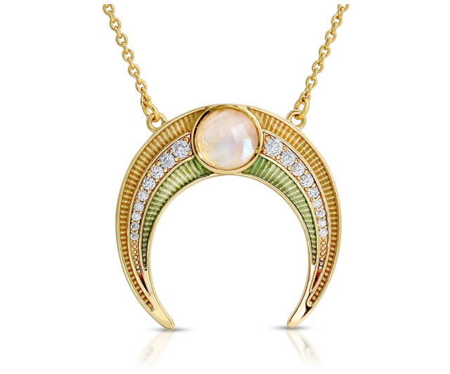 Elizabeth stone hotsell moonstone starburst necklace